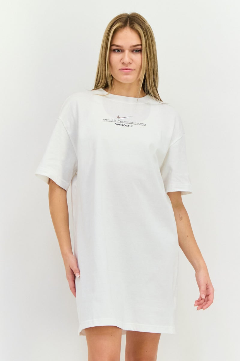 Nike Women Sportswear Fit Outdoor Dress, White  - Image 1