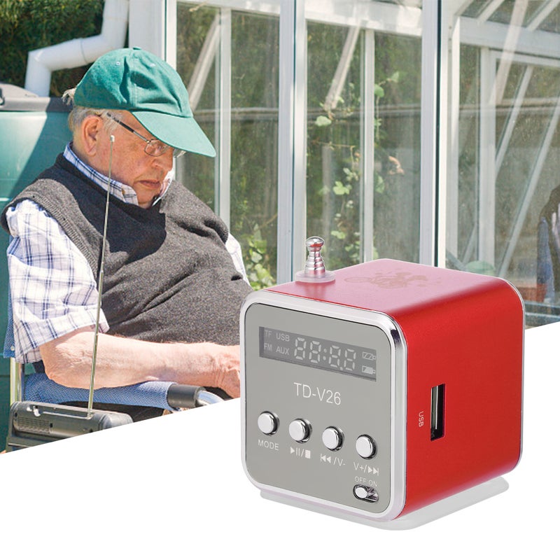 مكبر صوت سلكي محمول وصغير أسود - Image 2