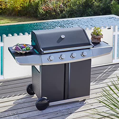 FLASLD Aluminum Heat Shield Mat for Deck Fence, Railing, Grill, Stove, Oven and Refrigerator, Fireproof Cover and Screen Protect Deck Railing from Grill (30×40 inch) - Image 2