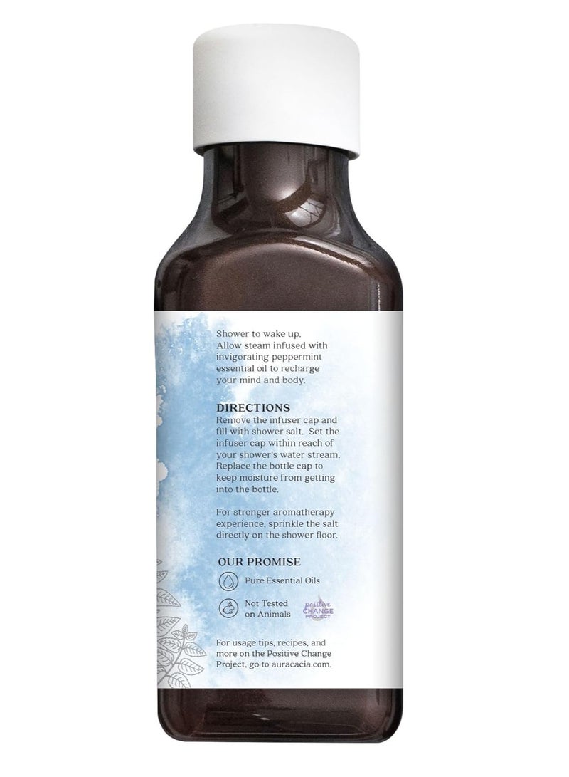 Aura Cacia Refreshing Peppermint Shower Salts | 16 oz. - Image 2
