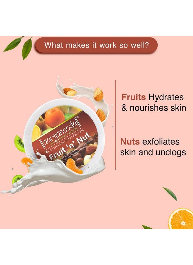 Aryanveda - Fruit 'N’ Nut All-Purpose And All-Season Massage Cream | Improve Skin Complexion, Remove Blemishes And Pigmentation, Reduce Dark Spots, 200G - Image 1