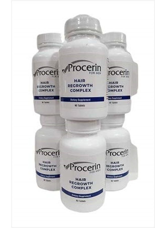 Procerin Tablets Hair Re Growth for Men, 6 - 90 tablet Bottles  - Image 1