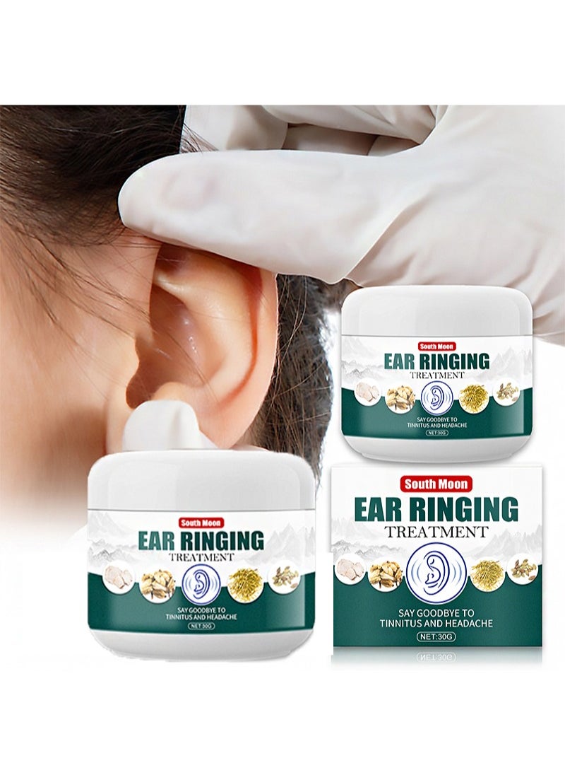 SOUTH MOON 2 Pieces Of Ear Ringing Treatment，Earache Tinnitus Treatment Cream, Tinnitus Relief And Treatment  - Image 1