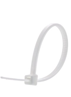 Generic Cable Ties 140mm x 2.5mm Strong and Durable Zip Ties for Electrical, Networking, and Home Use, White Colour Pack of 100 Ties  - Image 2