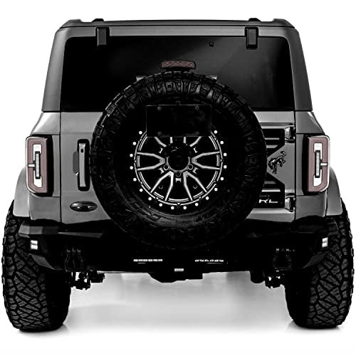 eVerHITCH 5 inch Overlay Tailgate Metal Emblem Compatible with Ford Bronco Sport (Black, 5") - Image 3