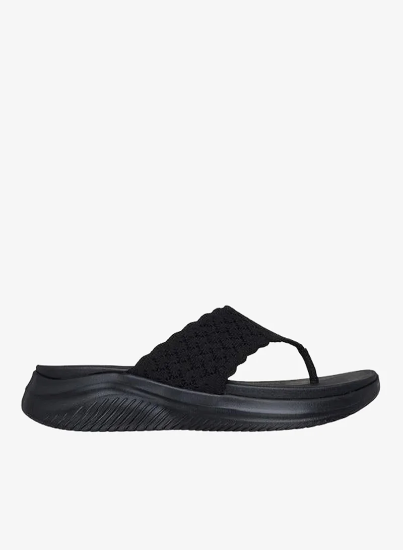 SKECHERS Women Ultra Flex 3.0 Slip-On Thong Sandals