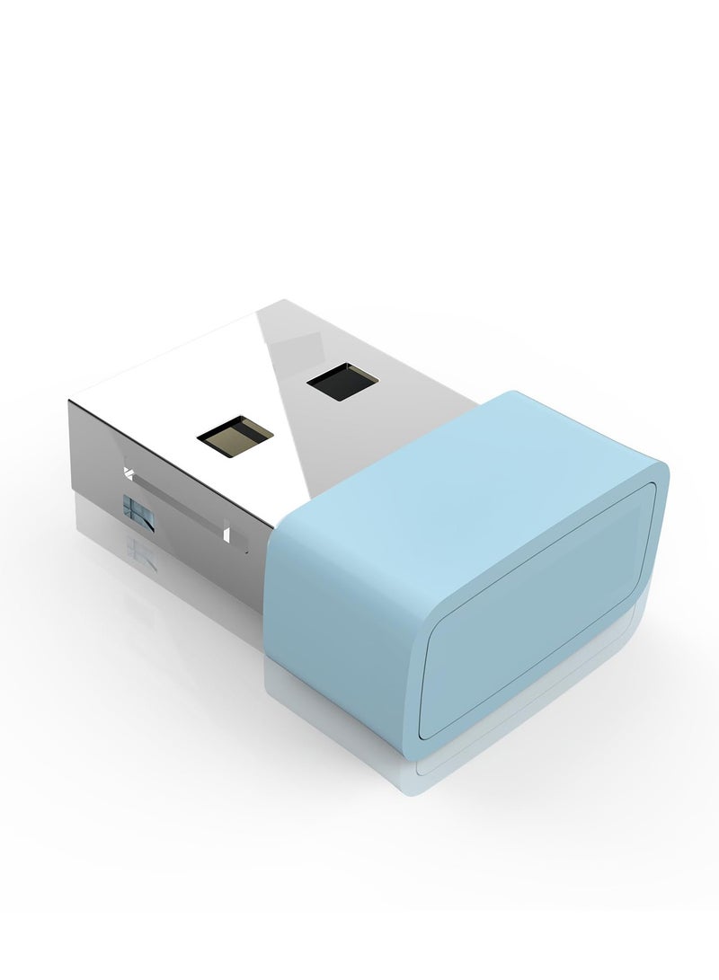 KASTWAVE محول واي فاي USB لأجهزة الكمبيوتر المكتبية، محول واي فاي للكمبيوتر الشخصي بسرعة 150 ميجابت في الثانية وتردد 2.4 جيجاهرتز، دونجل واي فاي بحجم نانو، محول شبكة لاسلكية لأجهزة الكمبيوتر المكتبية والكمبيوتر المحمول، دونجل واي فاي، هوائي واي فاي - Image 1