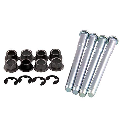 LEDAUT Door Hinge Pin and Bushing Repair Kits (4 pins 2 Door) for 1994-2004 Chevy S10 & GMC S15 - Image 1