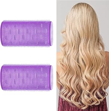 Yinhing Hair Rollers 2 Pack Self Grip Bangs Hair Curling Tools Sleep Hair Curlers DIY Makeup Tools - Image 5