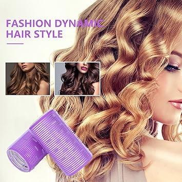 Yinhing Hair Rollers 2 Pack Self Grip Bangs Hair Curling Tools Sleep Hair Curlers DIY Makeup Tools - Image 3