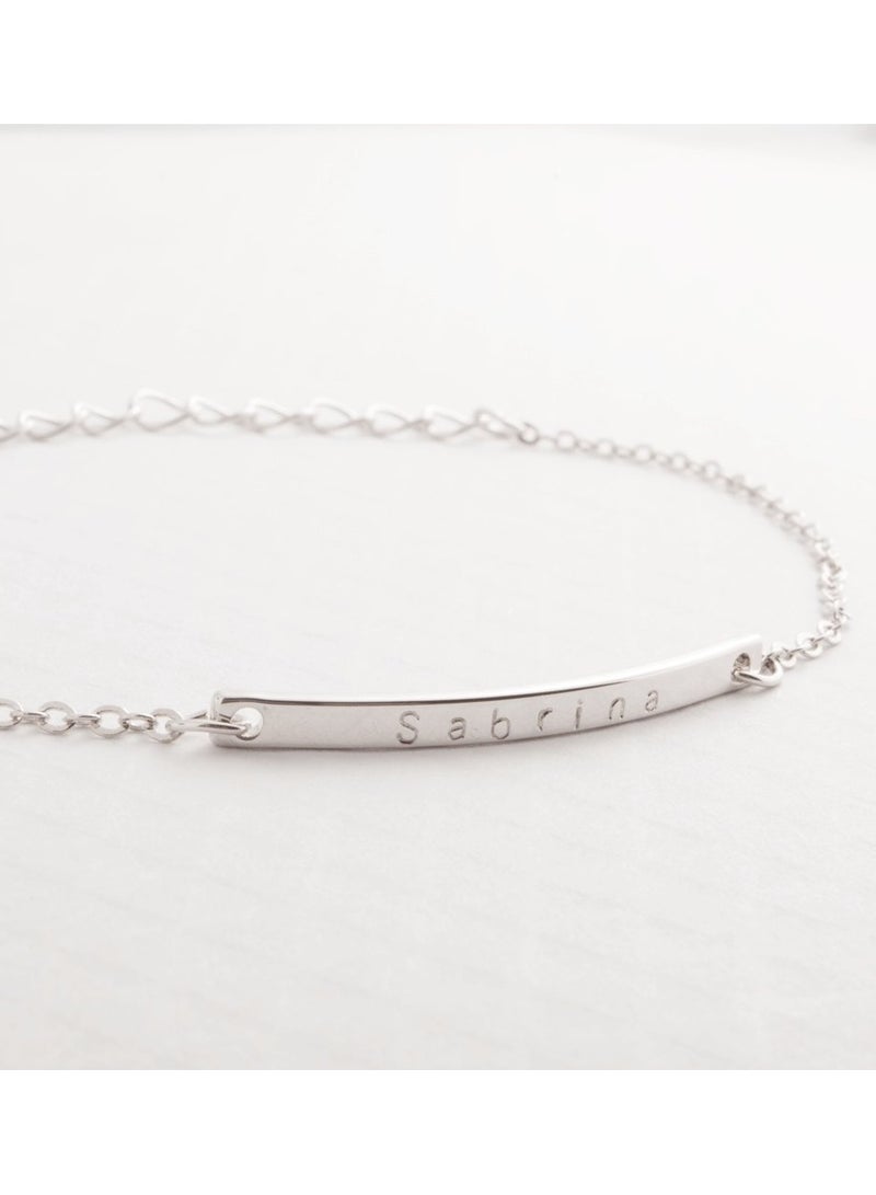 Gold Bar Bracelet for Women Simple Delicate Thin Cuff Bangle Hook Bracelet Gold Plated Handmade Minimalist Jewelry - Image 1