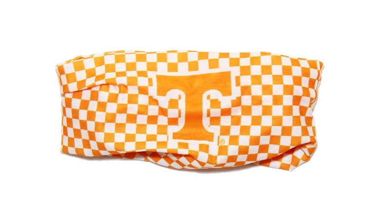 Tradition Scarves Tennessee Checkerboard Tube Scarf - UT Vols Bandana Headwear Ascot - Image 3