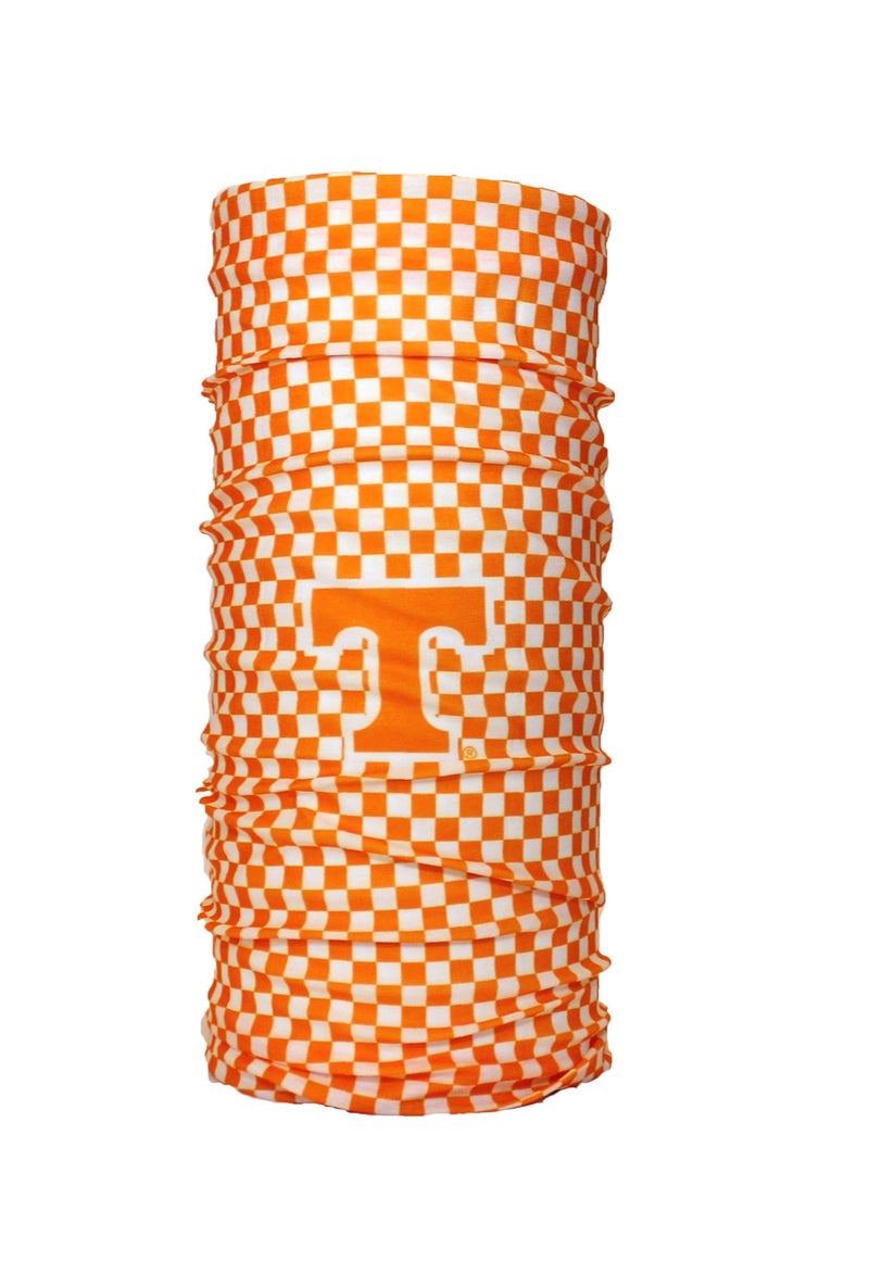 Tradition Scarves Tennessee Checkerboard Tube Scarf - UT Vols Bandana Headwear Ascot - Image 5