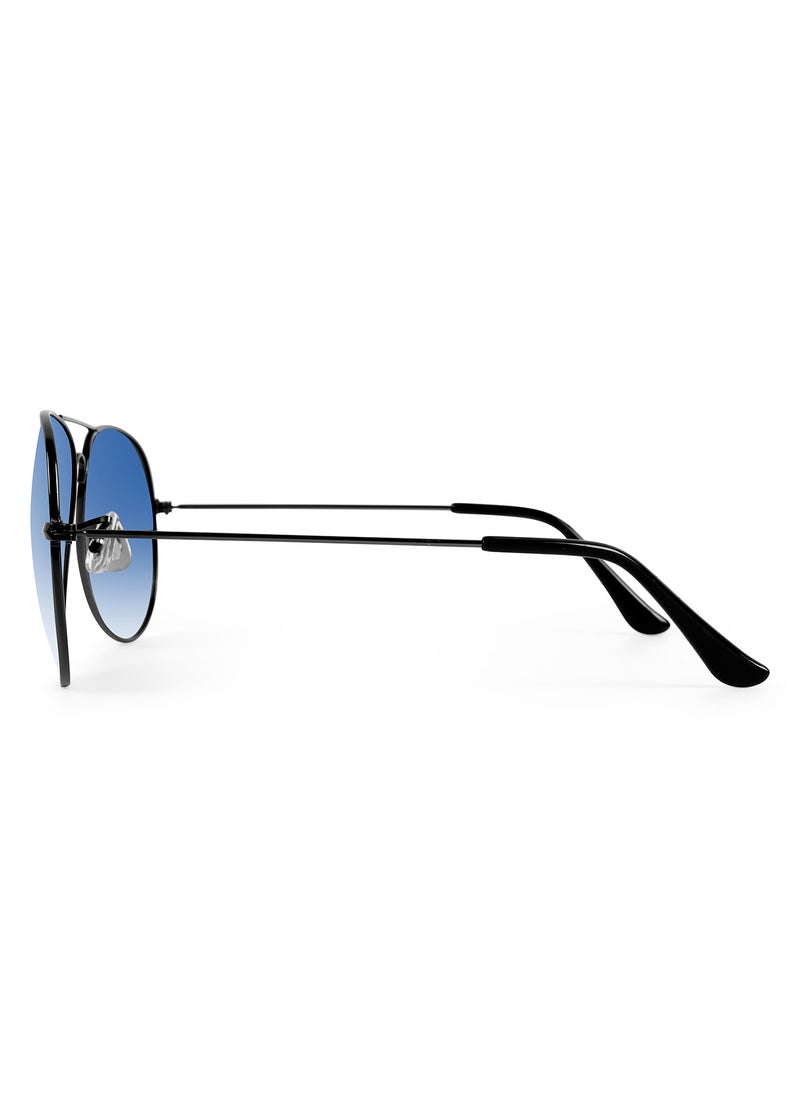 Woggles UV-Protected Blue Aviator Sunglassses  - Image 5