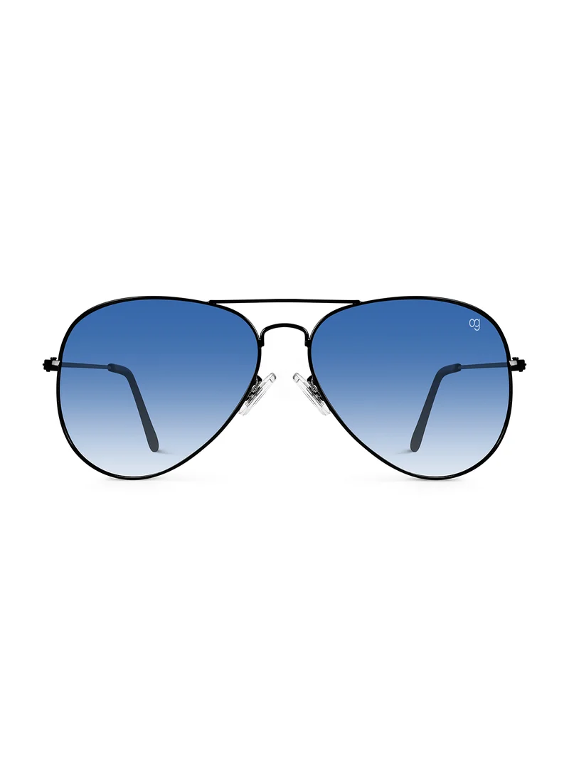ووجلز UV-Protected Blue Aviator Sunglassses