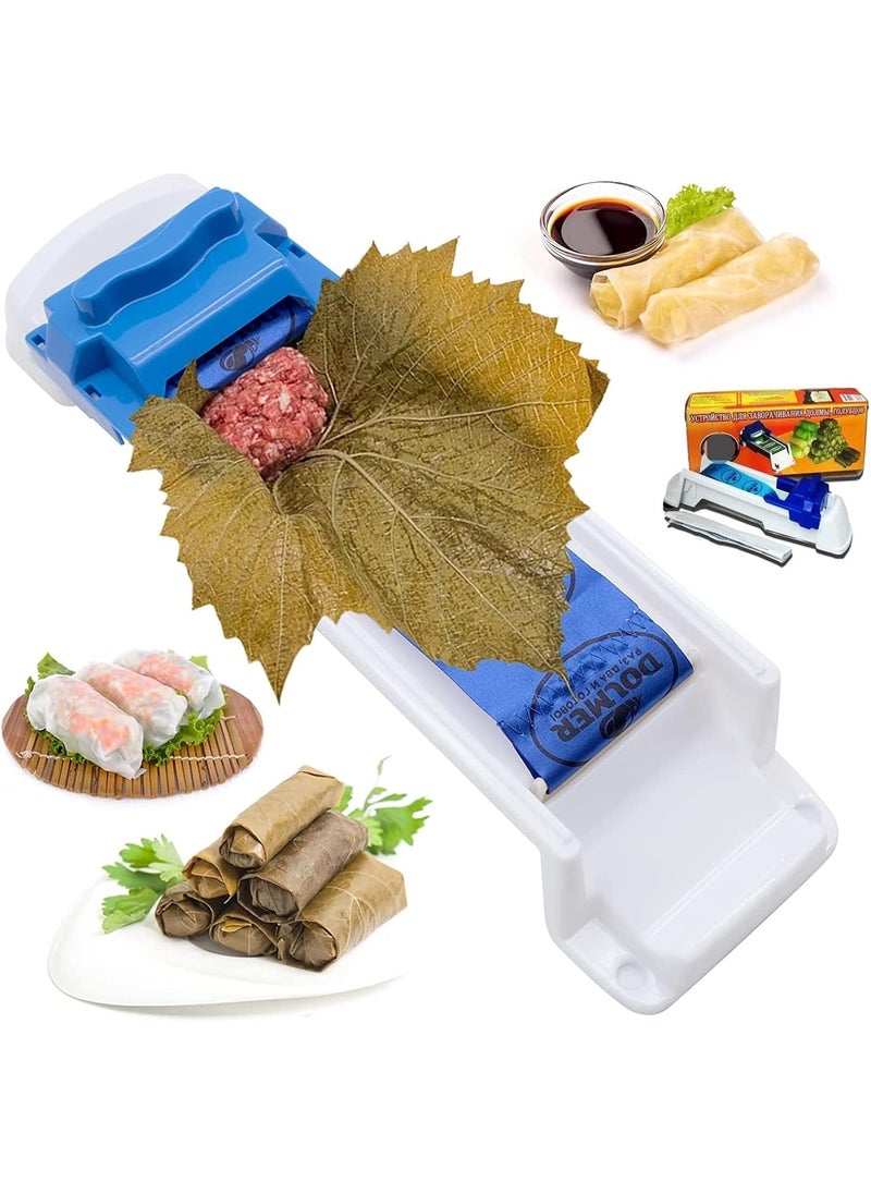 Sevia Rolling Machine Vine Leaves Roller Dolmer Maker Rolling Machine Vegetable Meat Rolling Tool Dolmas Sushi Leaves Tool DIY Vegetable Meat Rolling Tool