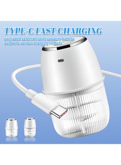 Generic 350ML Electric Food Processor, BPA Free Onion Chopper Machine Rechargeable, Meat Mixer With Protective Cover, Kitchen Accessories Easy to Clean For Vegetables, Fruits, Meat, Nuts, Ingredients  - Image 5