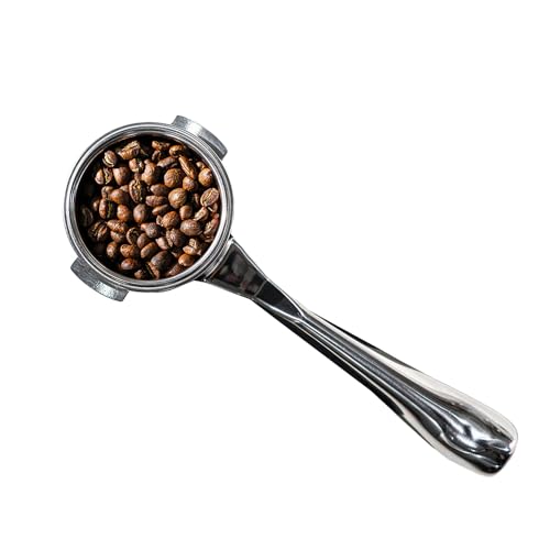 ElephantNum CafeSing COD 58mm Espresso Portafilter, All Stainless Steel, 180° Horizontally Lay Flat, Bottomless, 2 Ears - Image 1