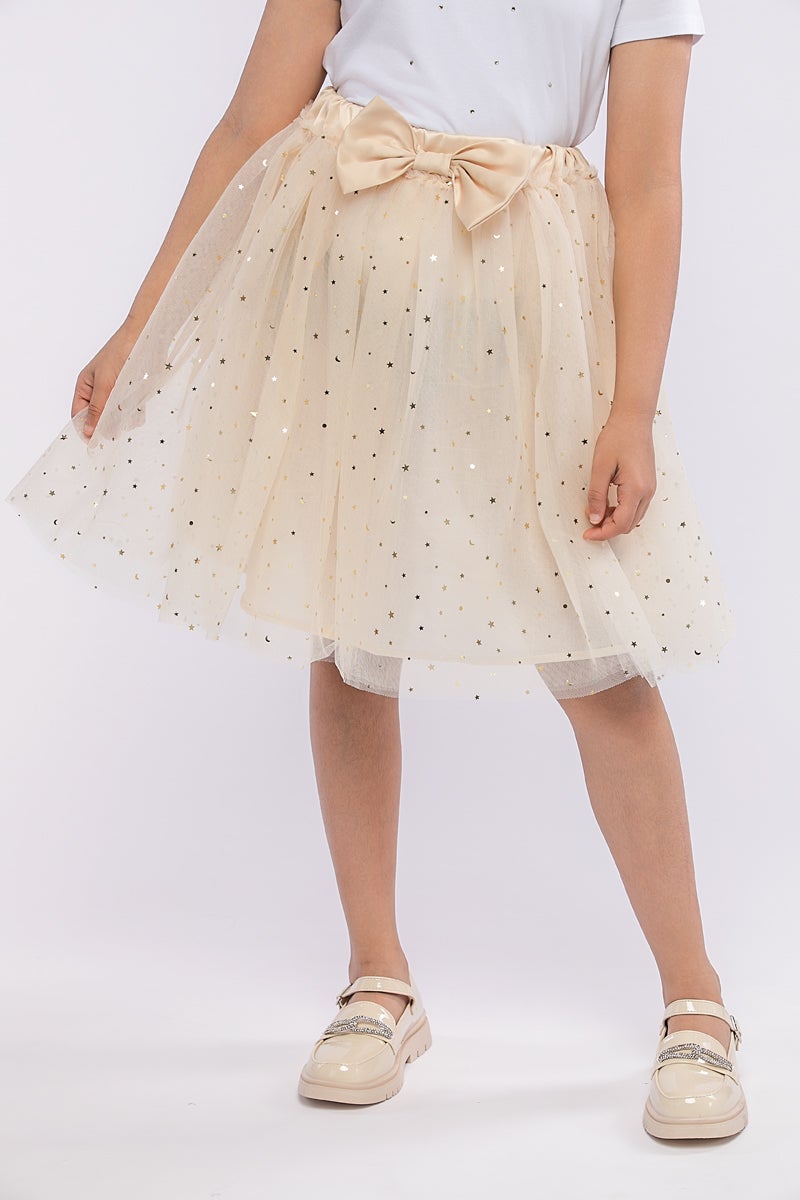 RINA Gold Garden  Midi Skirt - Image 2