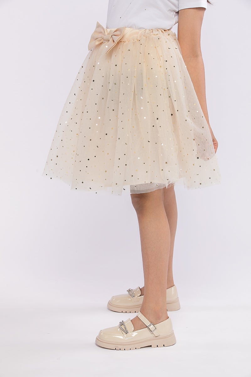 RINA Gold Garden  Midi Skirt - Image 3