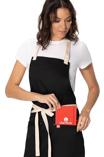 Chef Works Unisex Ridgewood Apron, Black, One Size - Image 4