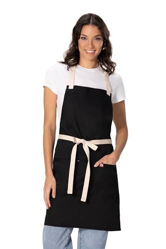 Chef Works Unisex Ridgewood Apron, Black, One Size - Image 1