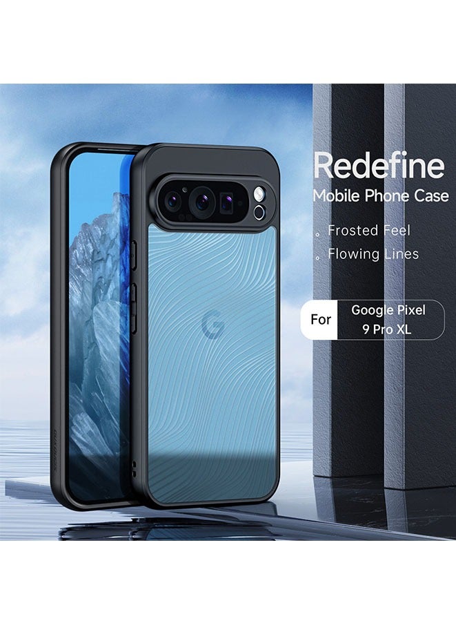 Muyixin حافظة لجهاز جوجل بكسل 9 برو XL، مقاومة للاصفرار، زوايا معززة، امتصاص الصدمات، غطاء هاتف خلوي شفاف مرن من TPU - Image 2