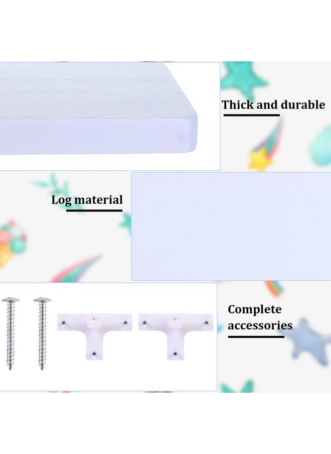 Haomian - Kids Nursery Room Rainbow Shelves Cloud Wall Shelf For Kids' Room Wooden Cloud Shelf Nursery Cloud Decor Floating Cloud Shelf For Bathroom Living Room Bedroom Baby Room Nursery - Image 1