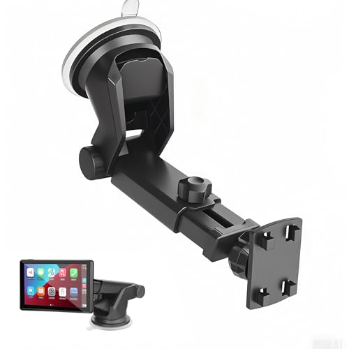 WL-YBOPRO Carplay Mount, Carplay Screen Mount for Carpuride,Car Play Monitor Stand,Universal Dashboard Suction Cup Bracket for Apple Car play,Portable Stereo Stand,Rear View Backup Camera Monitor Holder - Image 1