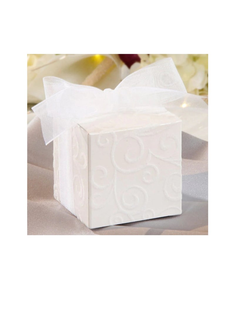 صندوق هدايا أبيض متدفق دوامة 2 بوصة 24 قطعة - Image 3