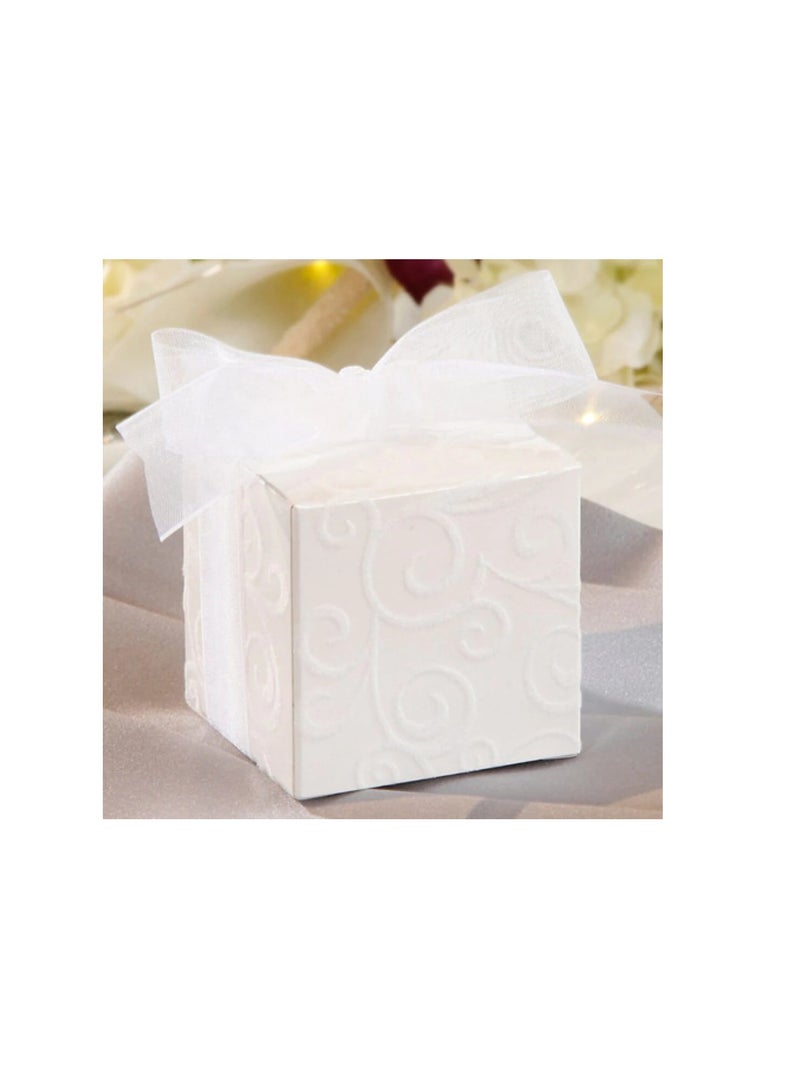 صندوق هدايا أبيض متدفق دوامة 2 بوصة 24 قطعة - Image 2