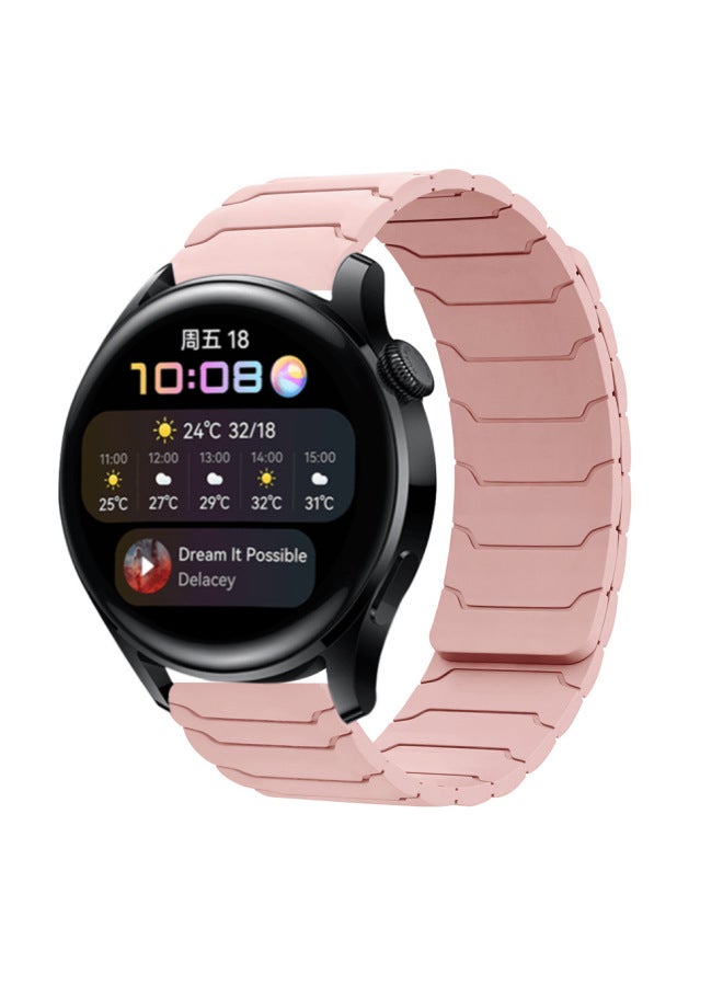 Suitable For Samsung Watch567 Watch Strap Huawei Gt3/4/5 Huami Armor Warrior Silicone Magnetic Watch Strap 