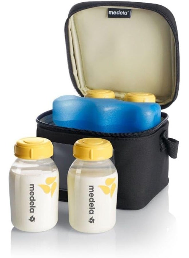 Medela حقيبة ميدلا المبردة مع زجاجات سعة 150 مل خالية من BPA - Image 1