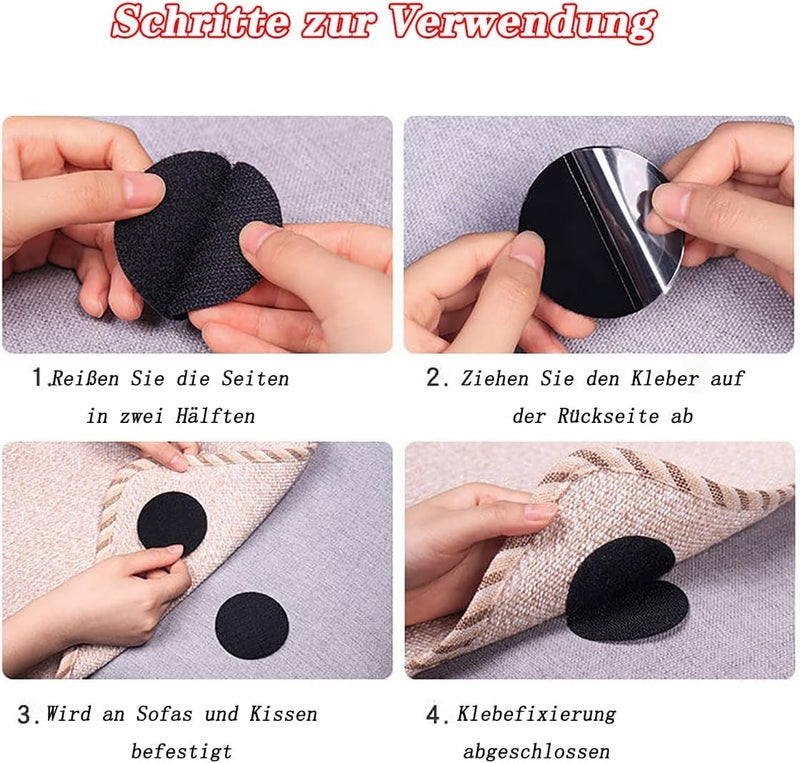 Prostuff.in® Bedsheet Lock Clips Bed Sheet Fixing Clip for Bedding Sheets, Mattress, Sofa, Couch, CarpetSticky Hook Strap, Black 20 Pcs - Image 5