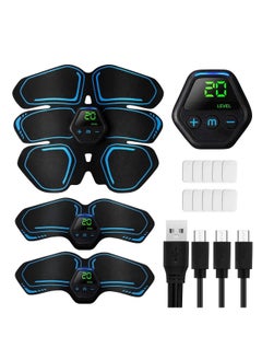 ABS and EMS Muscle Stimulator Ab Trainer with 10 Modes 20 Levels USB Rechargeable LCD Screen Portable Muscle Trainer Abdominal Toning Belt Muscle Trainer for Abdominal Arm Leg Fitness Workouts - pzsku/Z0402001D3500CE1BAA7EZ/45/_/1718690955/5de94c52-859c-4ec1-b0d4-7f57259f1d65