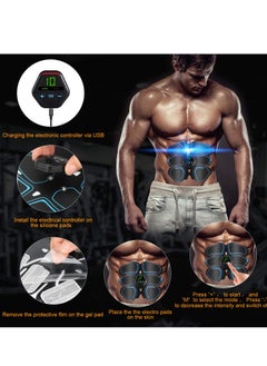 ABS and EMS Muscle Stimulator Ab Trainer with 10 Modes 20 Levels USB Rechargeable LCD Screen Portable Muscle Trainer Abdominal Toning Belt Muscle Trainer for Abdominal Arm Leg Fitness Workouts - pzsku/Z0402001D3500CE1BAA7EZ/45/_/1718690960/86456b6c-b8c3-4bdb-933d-6c7aa5a7be2e