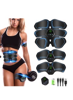 ABS and EMS Muscle Stimulator Ab Trainer with 10 Modes 20 Levels USB Rechargeable LCD Screen Portable Muscle Trainer Abdominal Toning Belt Muscle Trainer for Abdominal Arm Leg Fitness Workouts - pzsku/Z0402001D3500CE1BAA7EZ/45/_/1718690962/57e11595-6f9e-46c4-a76b-4b6a016978aa