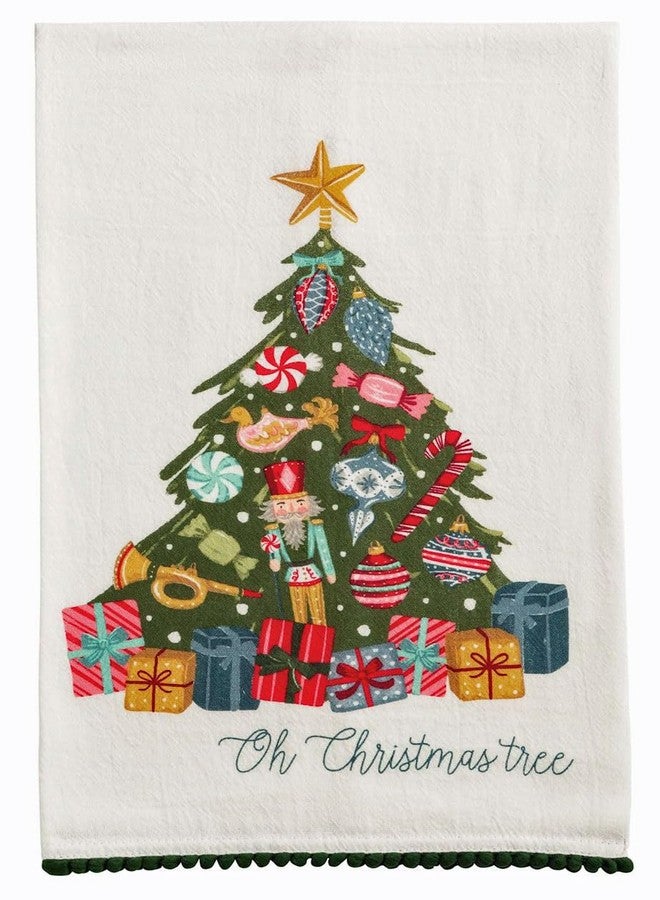 مد باي فطيرة الطين، عيد الميلاد، شجرة عيد الميلاد، مزينة بكرات بوم، منشفة