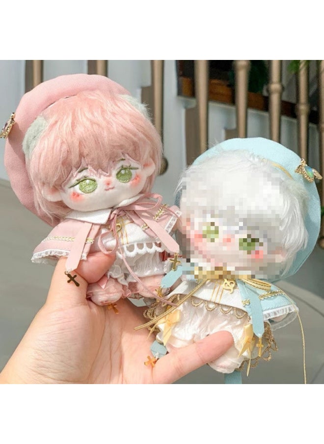 Generic - 10cm棉花娃娃衣服 青鸟奏章 夜樱花礼赞 套装帅气可爱玩偶海TYmy-颜色:10CM娃衣夜樱礼赞 - Image 1