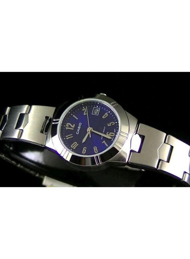CASIO Women Water Resistant Analog Watch LTP-1241D-2A2DF - 33 mm - Silver - Image 5