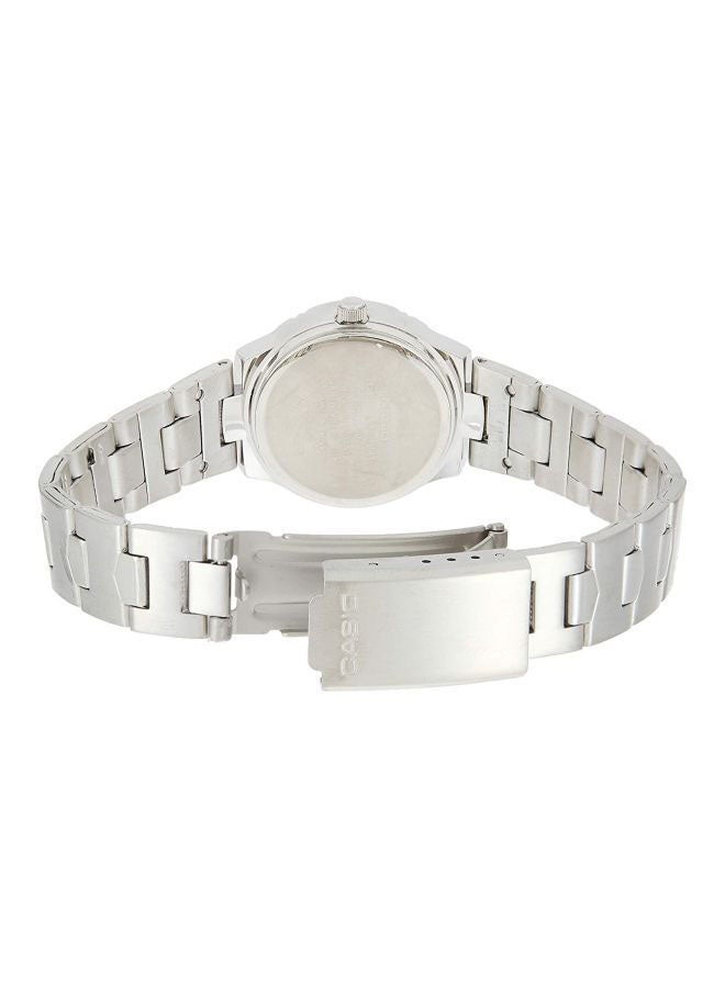 CASIO Women Water Resistant Analog Watch LTP-1241D-2A2DF - 33 mm - Silver - Image 2