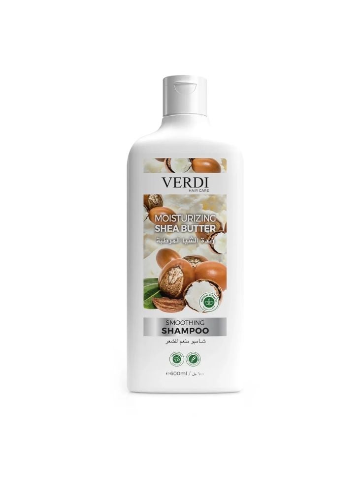 Verdi Moisturizing Shea Butter Shampoo – 600ml – Smoothing & Hydrating Hair Care