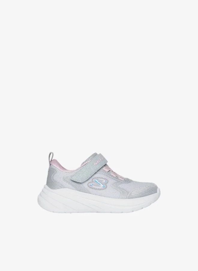 SKECHERS Girls Wave 92 Hook & Loop Sneakers