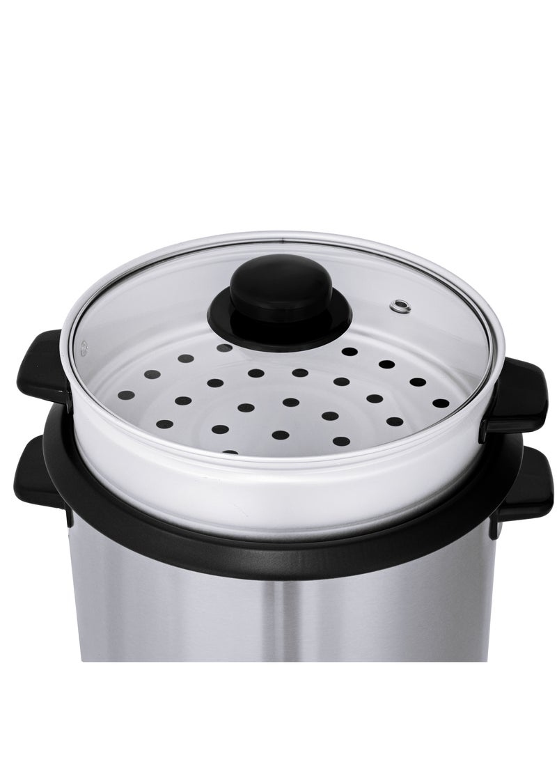 Rice Cooker Power : 700W-220-240V-50-60HZ. Capacity: 1.8 L. Non-Stick removable bowl, Automatic Cooking, Easy Cleaning and High-Temperature ProtectionSteamer. Easy to use. Spoon and Measurement cup. High quality heat reservation. Glass Lid . .  - Image 2