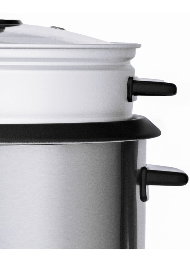 Rice Cooker Power : 700W-220-240V-50-60HZ. Capacity: 1.8 L. Non-Stick removable bowl, Automatic Cooking, Easy Cleaning and High-Temperature ProtectionSteamer. Easy to use. Spoon and Measurement cup. High quality heat reservation. Glass Lid . .  - Image 4