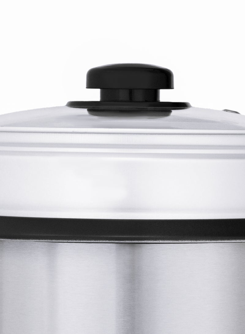 Rice Cooker Power : 700W-220-240V-50-60HZ. Capacity: 1.8 L. Non-Stick removable bowl, Automatic Cooking, Easy Cleaning and High-Temperature ProtectionSteamer. Easy to use. Spoon and Measurement cup. High quality heat reservation. Glass Lid . .  - Image 5