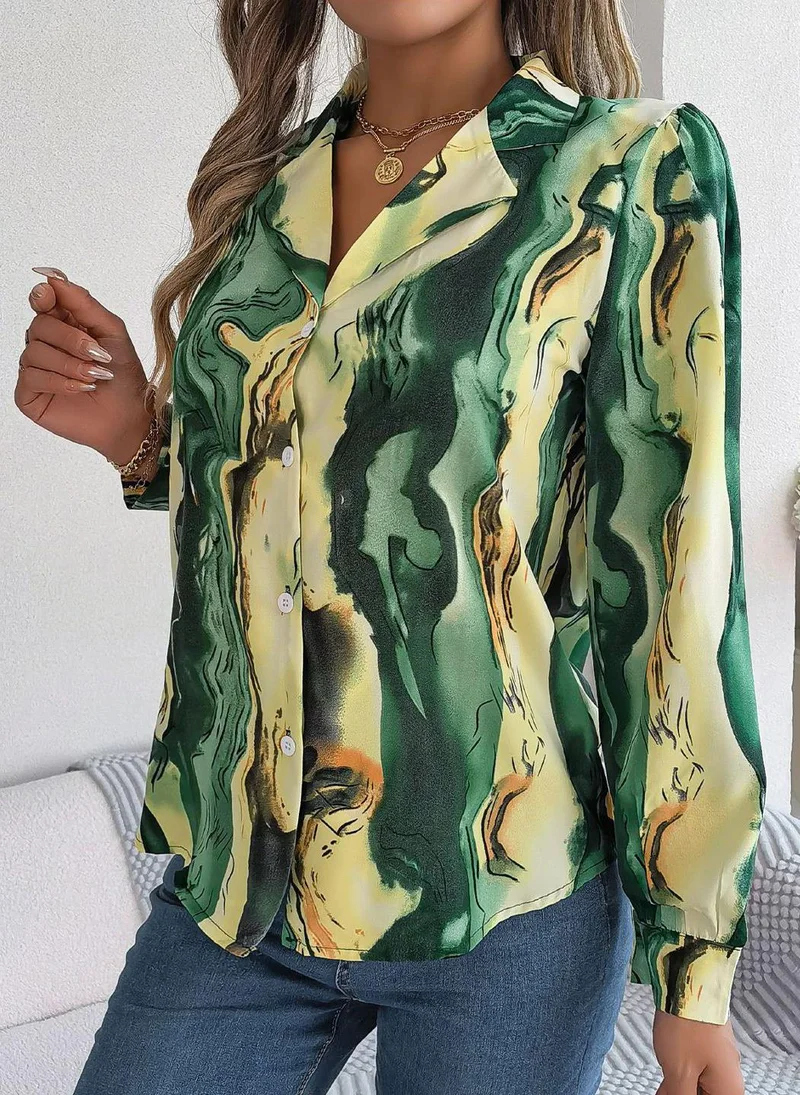 يونيكي Mulicolor Printed Shirt