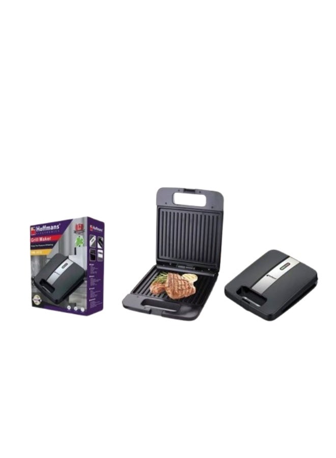 Hoffman's Appliance شواية كهربائية هوفمانز، ١٤٠٠ واط، HM-٣٠١٦ - أسود وفضي  - Image 2