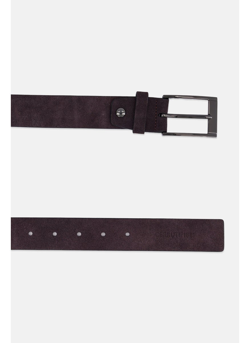 CERRUTI 1881 Men Pin Buckle Leather Belt, Dark Brown  - Image 2