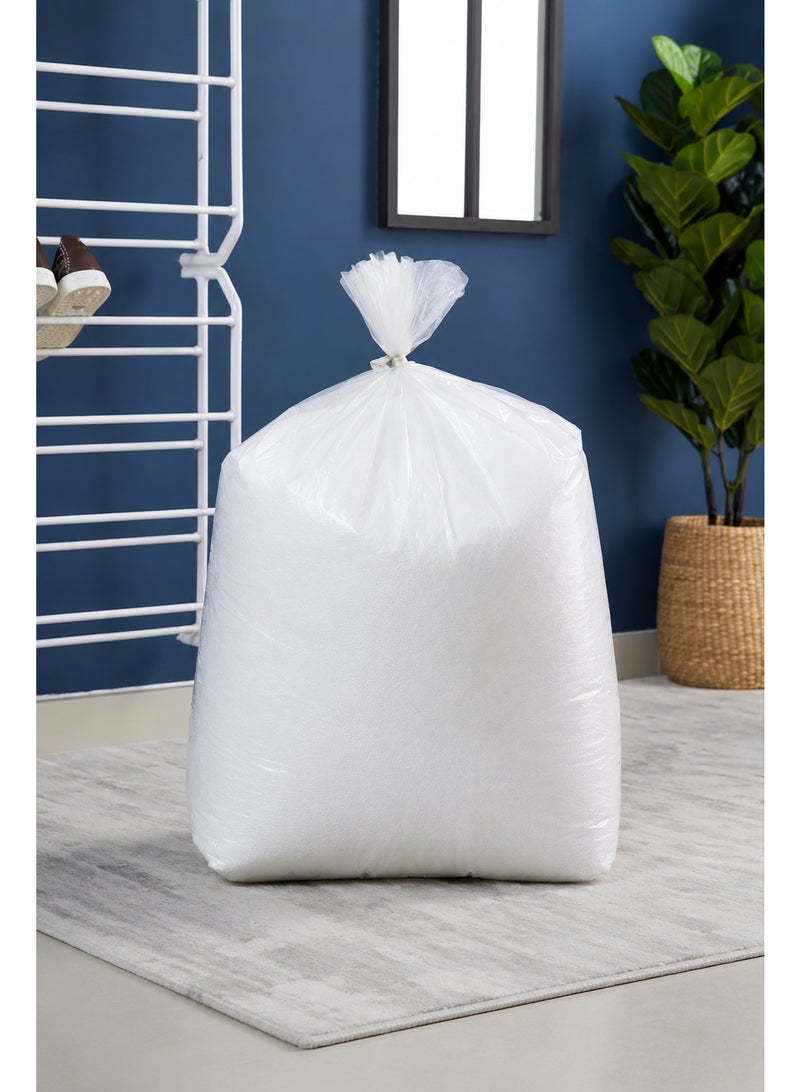 Home auraa Polystyrene 1Kg Bean Bag Filler Balls White 51x44x39cm - Image 3